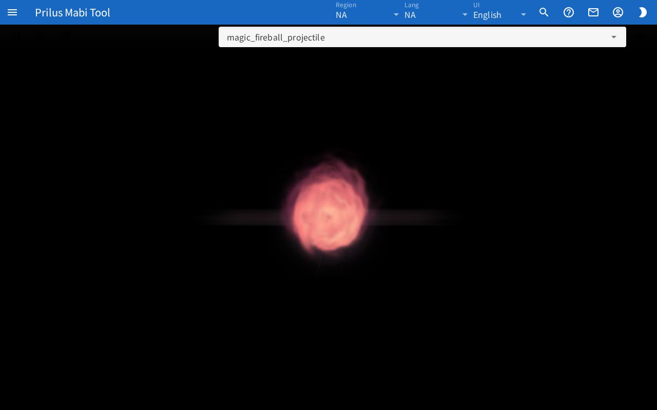 Effect Simulator screen